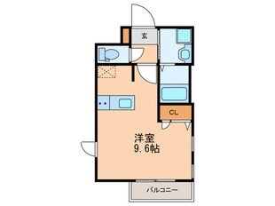 ﾌﾟﾚｻﾝｽ久屋大通公園ｴｱﾘｰ(305)の物件間取画像